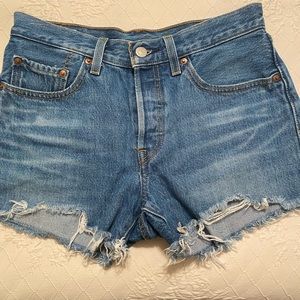 Levi 501 denim shorts
